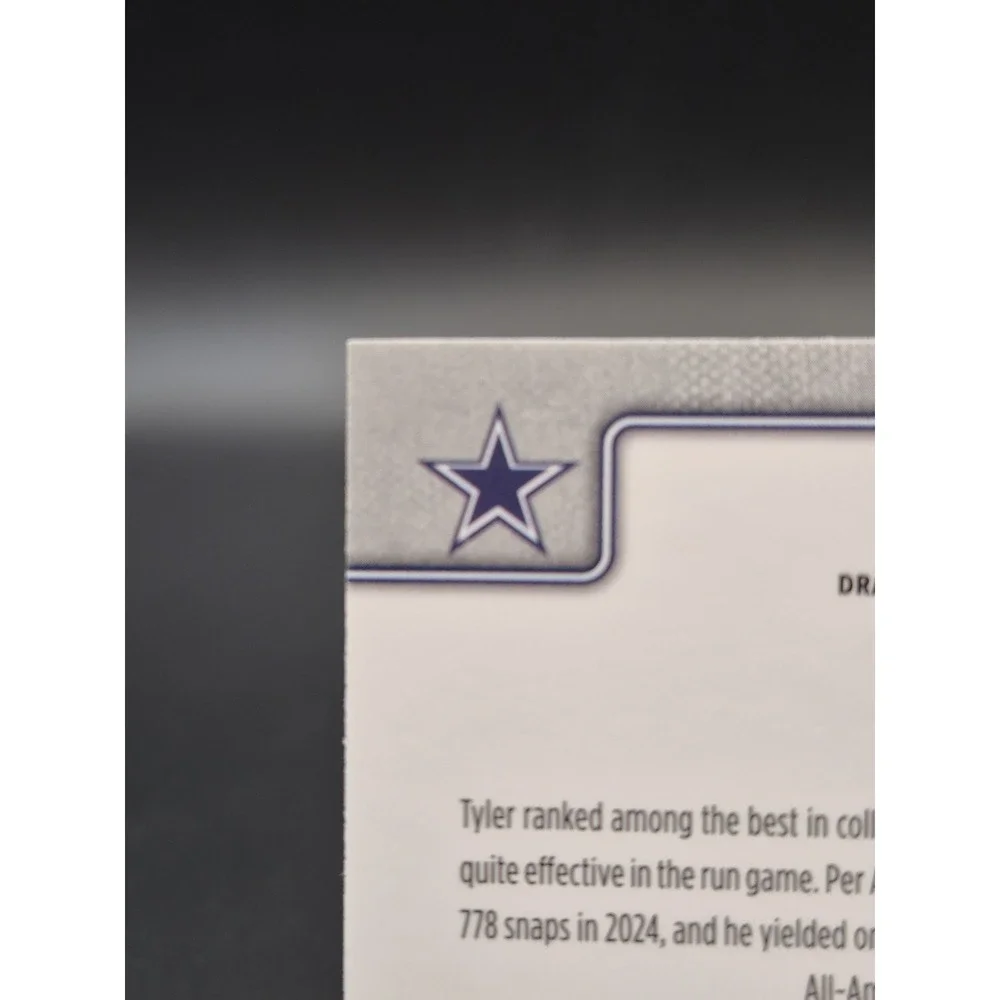 2025 Topps Chrome Tyler Booker 381 Lightboard Refractor RC SP Dallas Cowboys